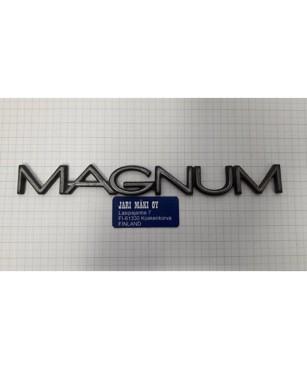 Merkki muovia "MAGNUM" Dodge