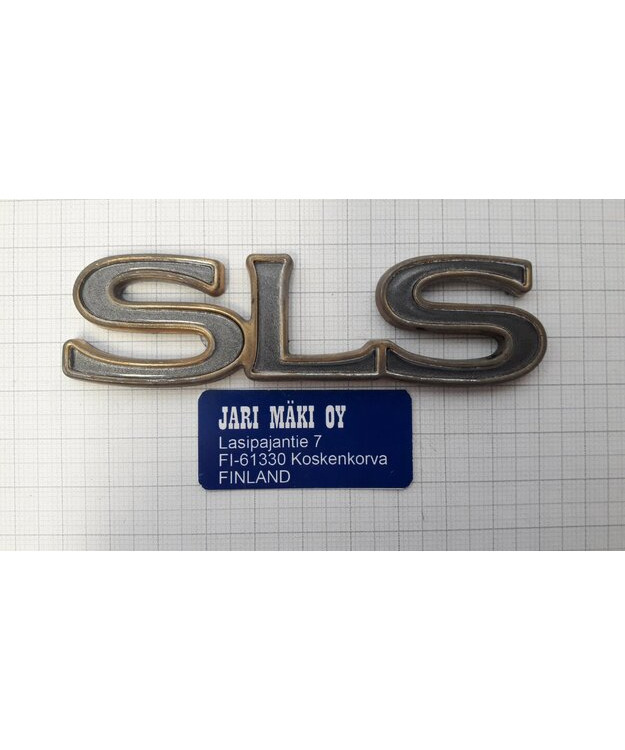 Merkki muovia "SLS" 3-3/4"