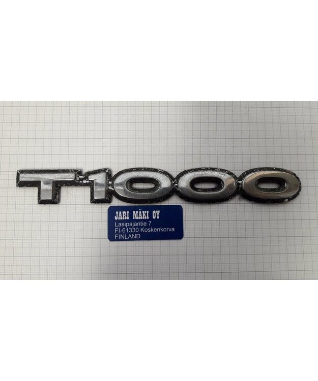 Merkki muovia "T1000" Pontiac 1983-1987