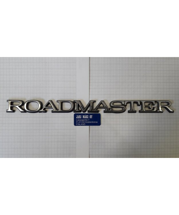 Merkki muovia 10-1/2" Buick Roadmaster 