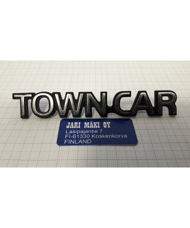 Merkki muovia 4" Lincoln Town Car