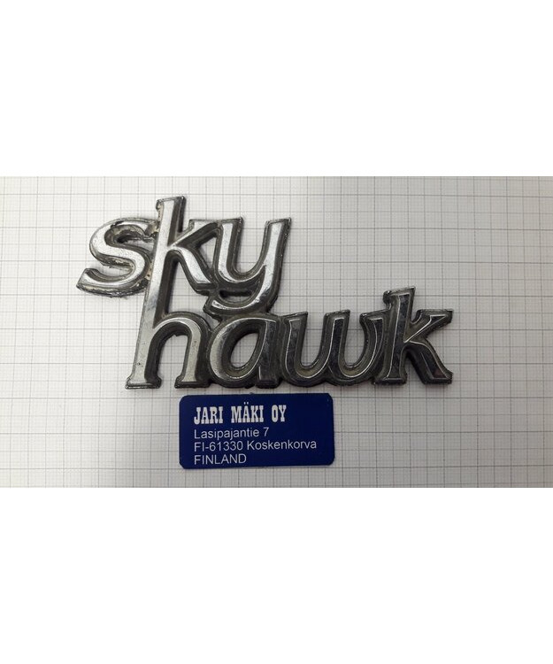 Merkki muovia 4-1/4" Buick Skyhawk