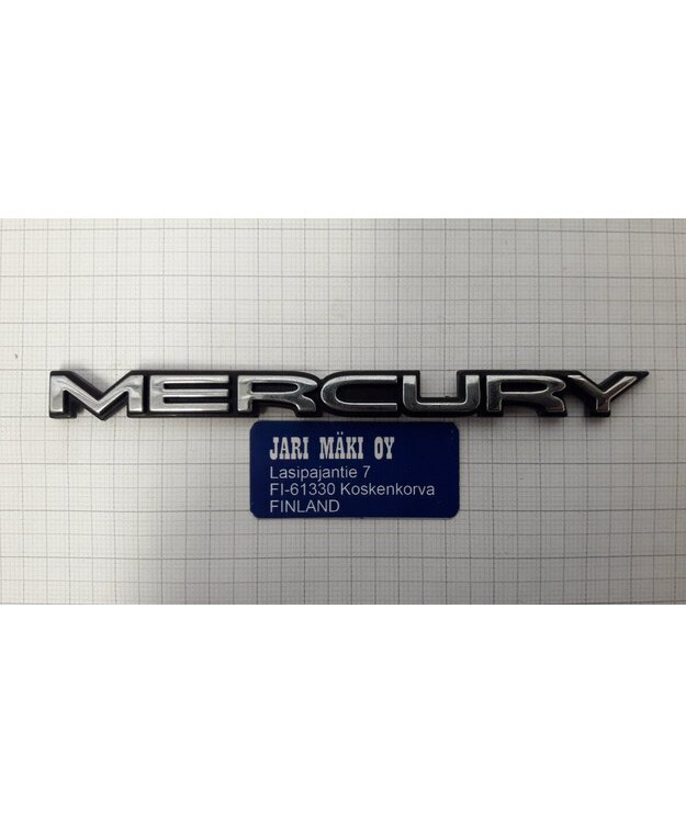Merkki muovia 4-3/16" Mercury