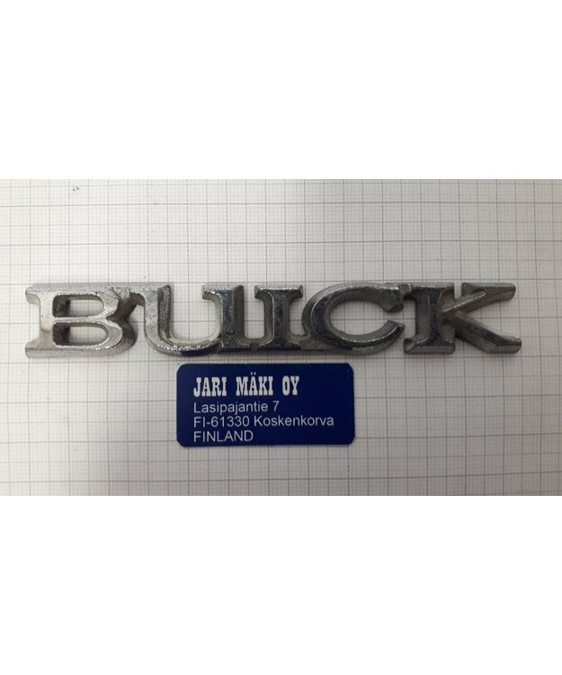 Merkki muovia 4-3/4" Buick