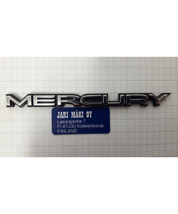 Merkki muovia 4-7/8" Mercury