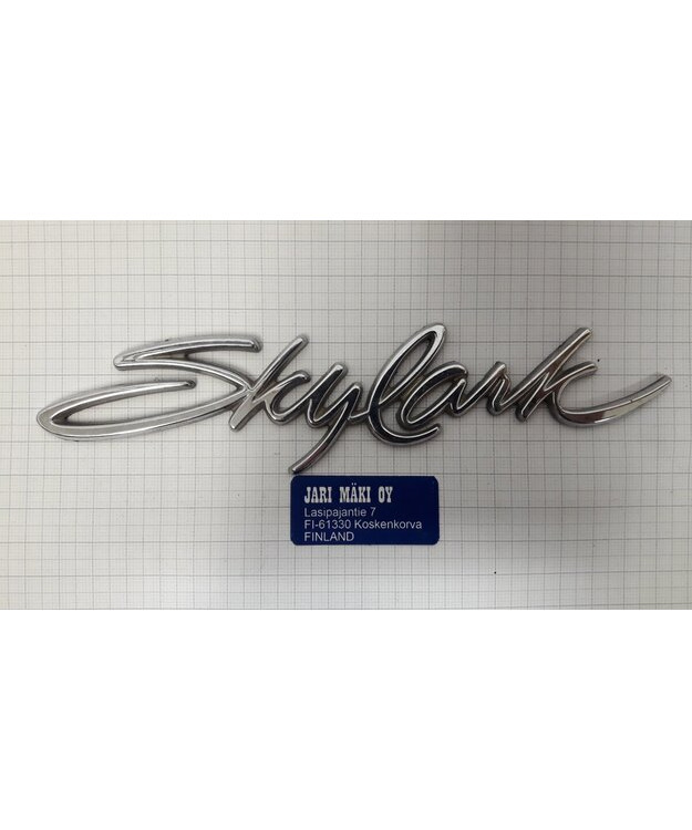 Merkki muovia 5-1/4" Buick Skylark