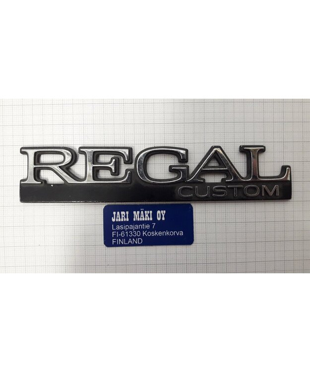 Merkki muovia 5-3/16" Buick Regal Custom
