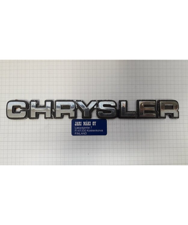 Merkki muovia 5-4/16" Chrysler