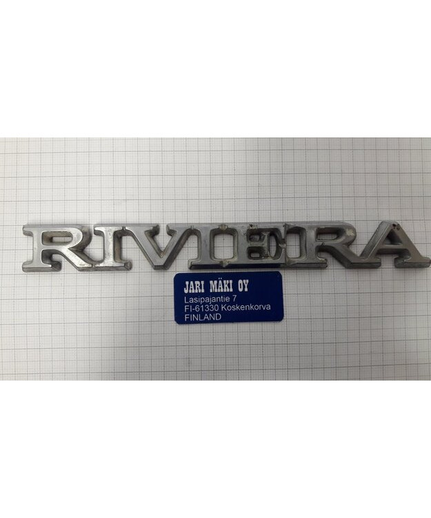 Merkki muovia 6-3/8" Buick Riviera