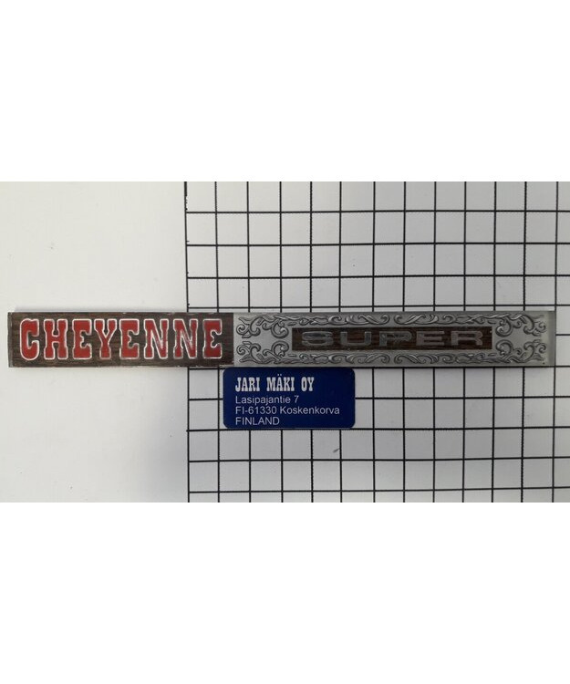 Merkki muovia 6-7/8" Chevrolet Truck 1972