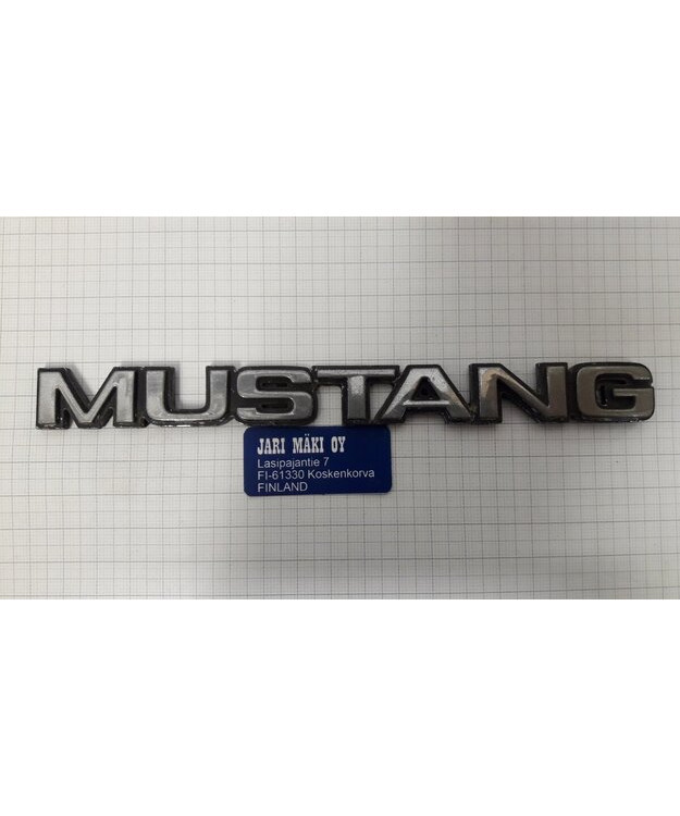 Merkki muovia 7" Ford Mustang