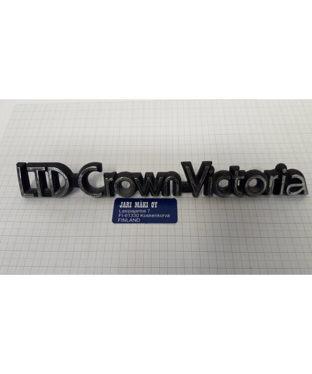Merkki muovia 7-3/4" Ford LTD Crown Victoria