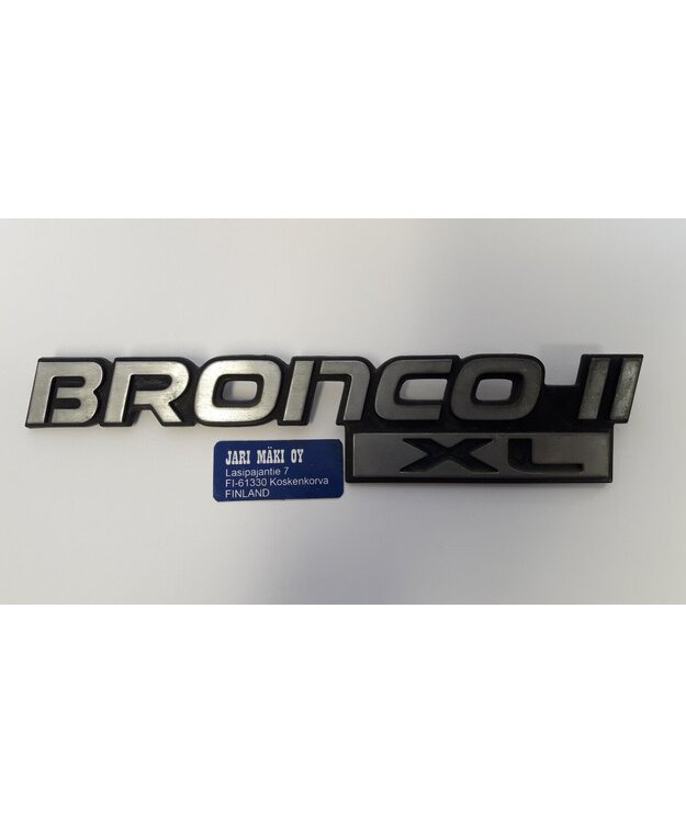 Merkki muovia 8" Ford Bronco II XL 1989-1990