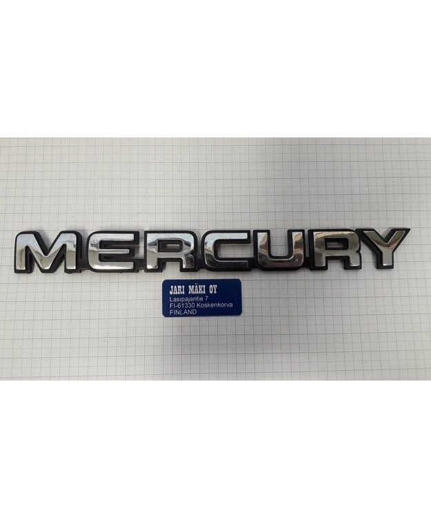 Merkki muovia 8-5/8" Mercury