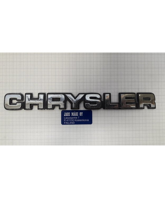 Merkki muovia 8-7/32" Chrysler 