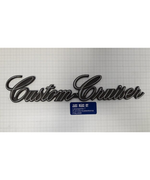 Merkki muovia 8-7/8" Oldsmobile Custom Cruiser