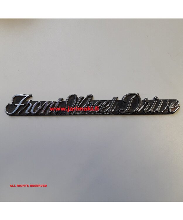 Merkki muovia 8-7/8" Subaru DL 1974-1981