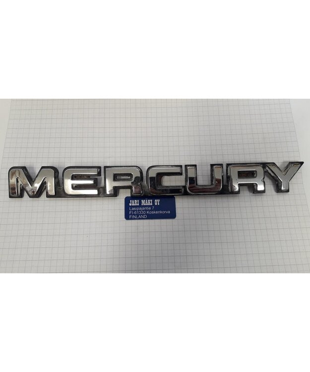Merkki muovia 9-15/16" Mercury