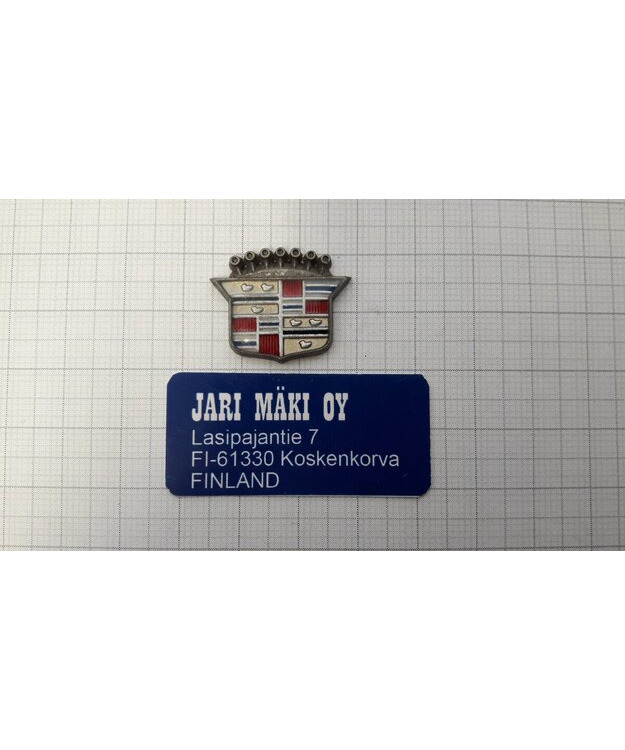 Merkki muovia Cadillac 19X23mm
