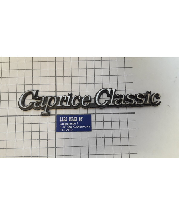 Merkki muovia Chevrolet Caprice Classic  1977-1985