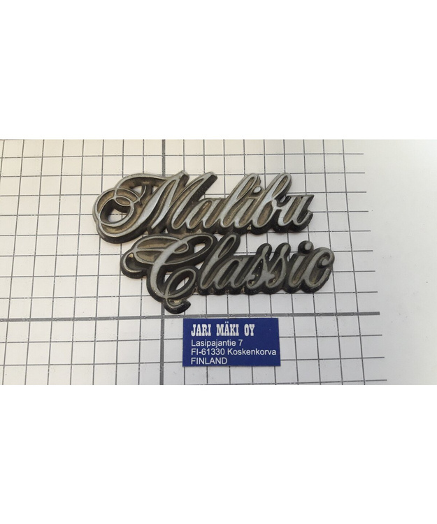 Merkki muovia Chevrolet Malibu Classic