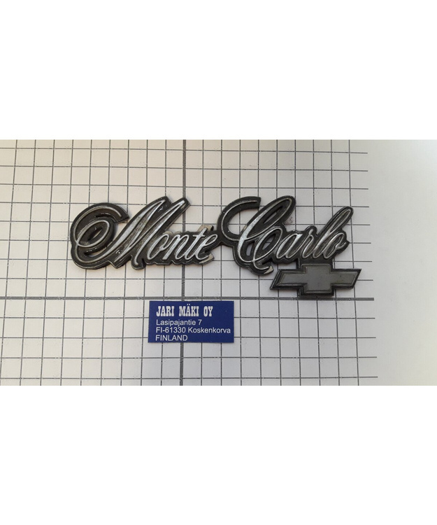 Merkki muovia Chevrolet Monte Carlo 1978-1988