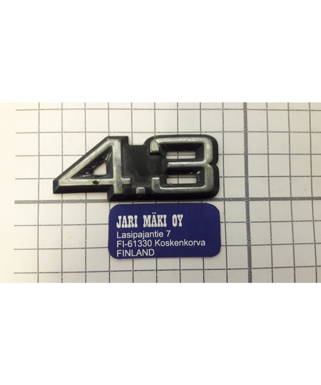 Merkki muovia Chevrolet Monte Carlo 1986-1988