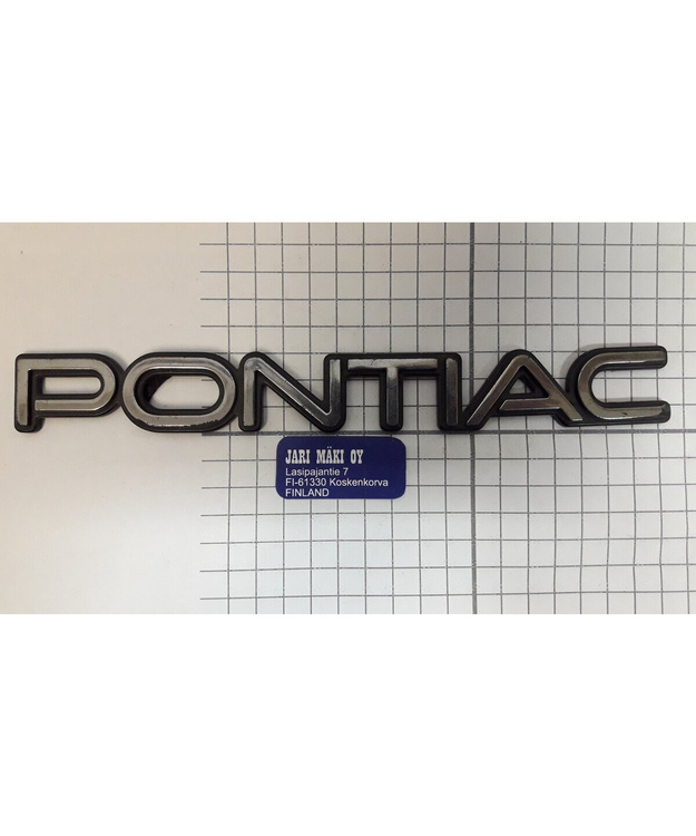 Merkki muovia Pontiac 