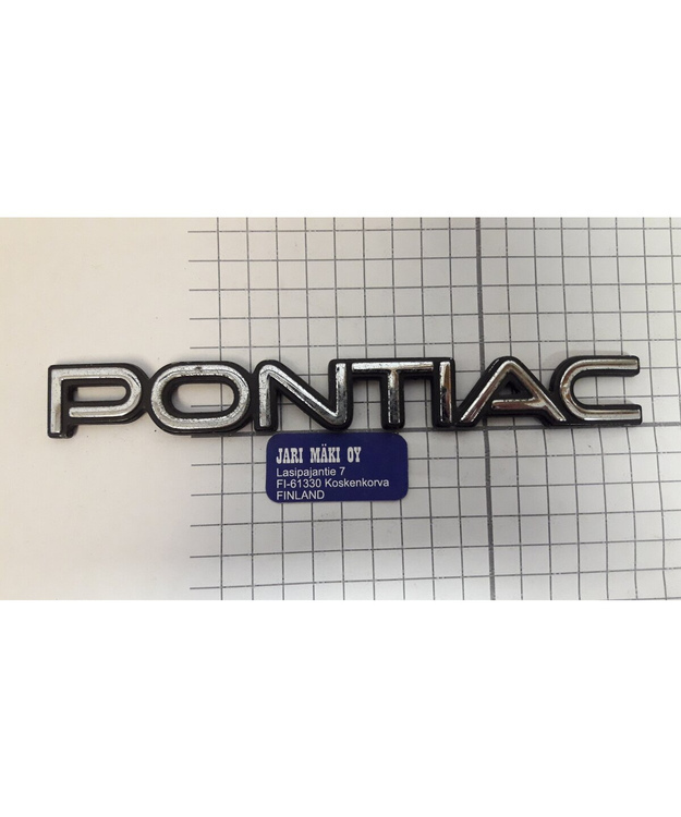 Merkki muovia Pontiac (kromi)