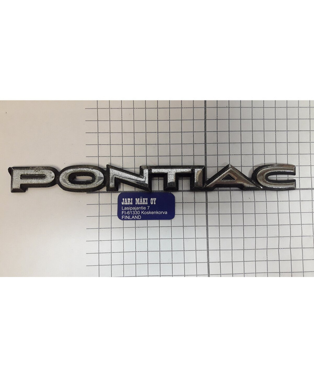 Merkki muovia Pontiac