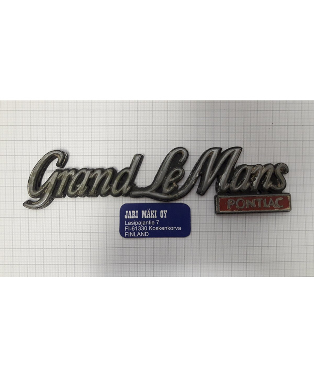Merkki muovia Pontiac Grand Lemans 