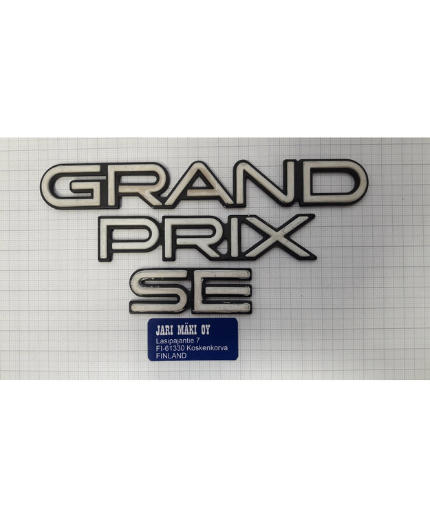Merkki muovia Pontiac Grand Prix SE