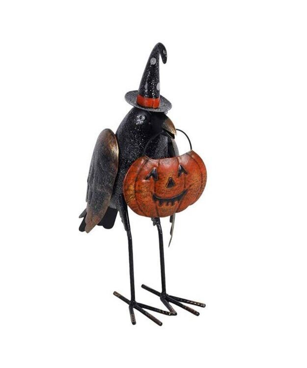   Metallinen korppikoriste 30 cm