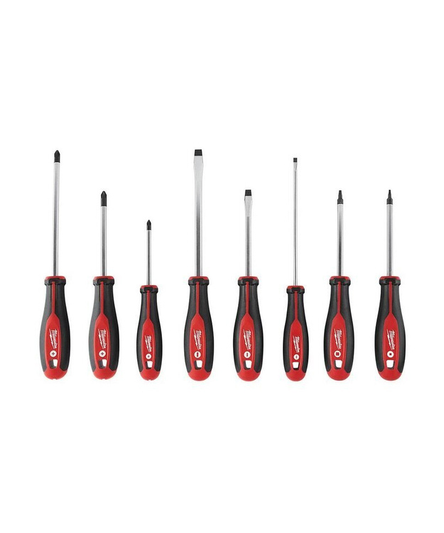 Milwaukee SQ tuumakokoinen ruuvimeisselisarja 8-osainen