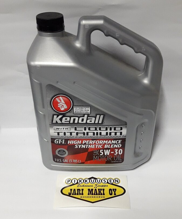 Moottoriöljy Kendall GT-1 High Performance 5W30 1 gallona