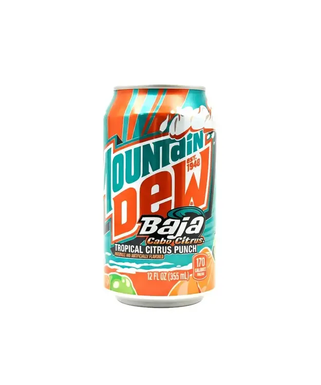 Mountain Dew Baja Cabo Citrus 355ml