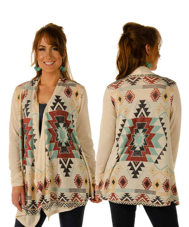 Naisten Aztec-kuvioinen jakku