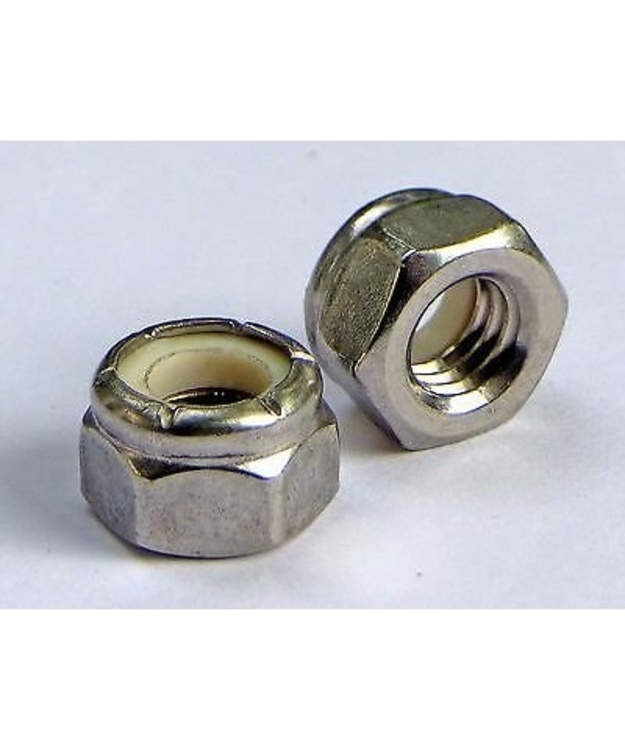 Nyloc mutteri 5/16-18 sinkitty teräs