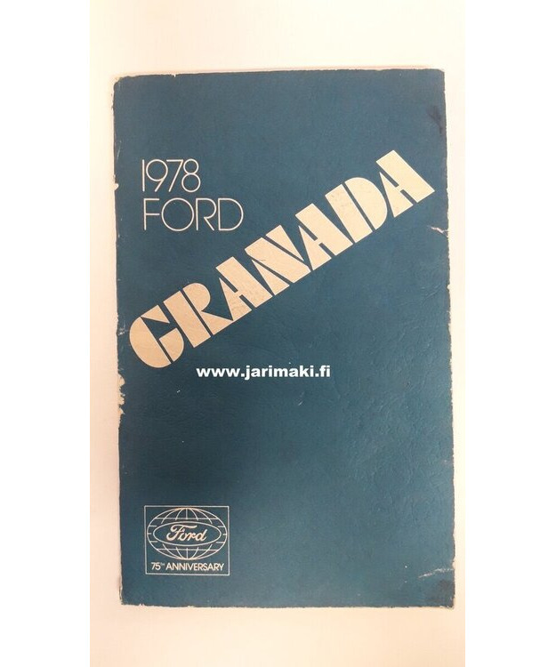 Omistajan käsikirja käytetty Englanniksi Ford Granada 1978
