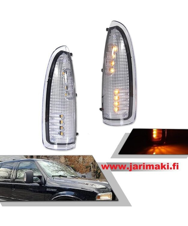Ovipeilin LED vilkku/äärivalo sarja kirkas Ford Superduty 2000-2007