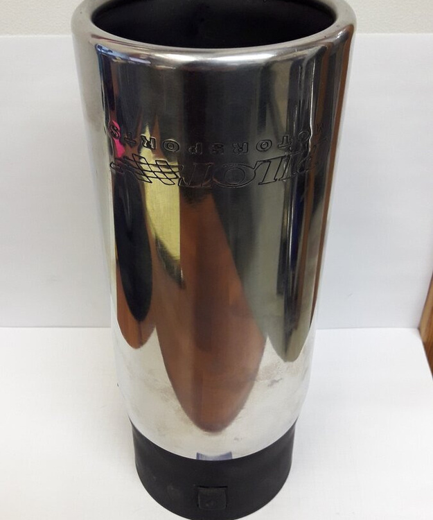 Pakoputkenpää ruostumaton Pilot 4" resonaattorilla