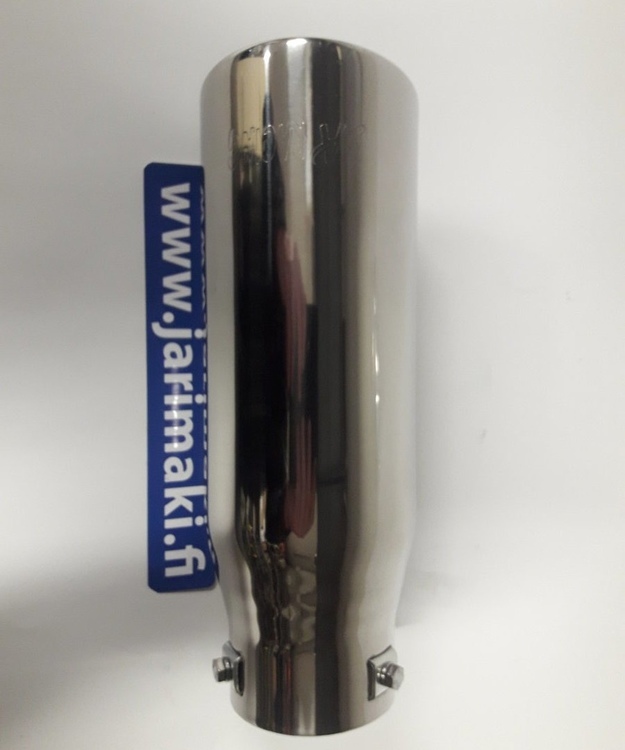 Pakoputkenpää/resonaattori yleismalli 3A Racing ruostumaton 4"