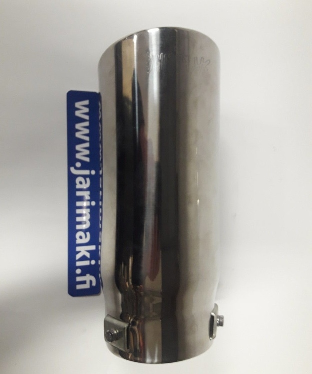 Pakoputkenpää/resonaattori yleismalli 3A Racing ruostumaton 4.5"