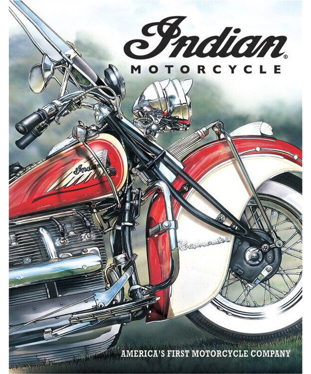 Peltikyltti Indian Motorcycle