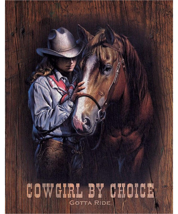 Peltikyltti - Cowgirl By Choice