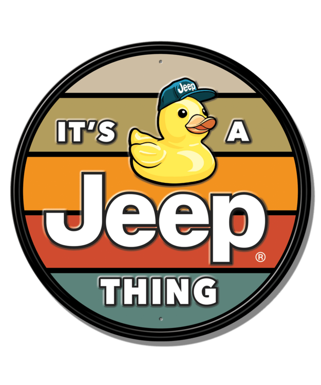 Peltikyltti - Jeep Duck