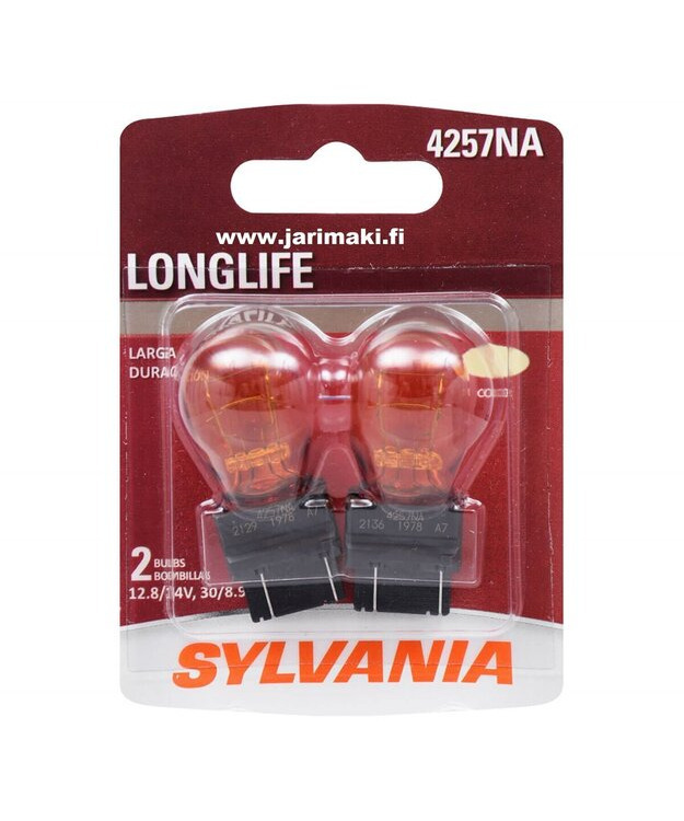 Polttimo keltainen 12.8V 28W 4257NA pari