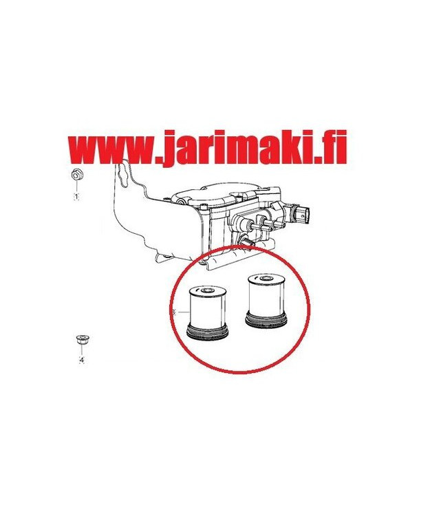 Polttoainesuodatin sarja Mopar VM 3.0CRD 2014-2019 