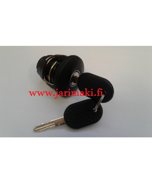 Polttoainetankin korkki lukollinen