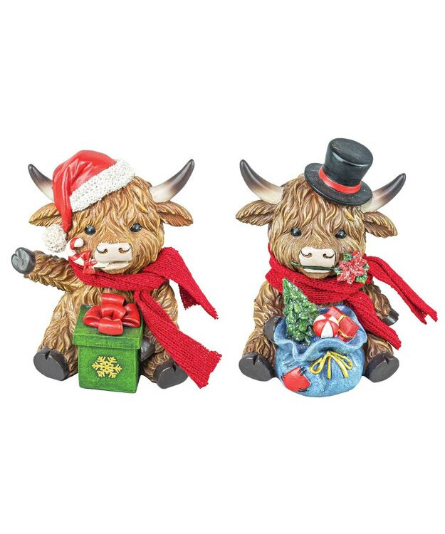  Pöytäkoriste Highland joulu